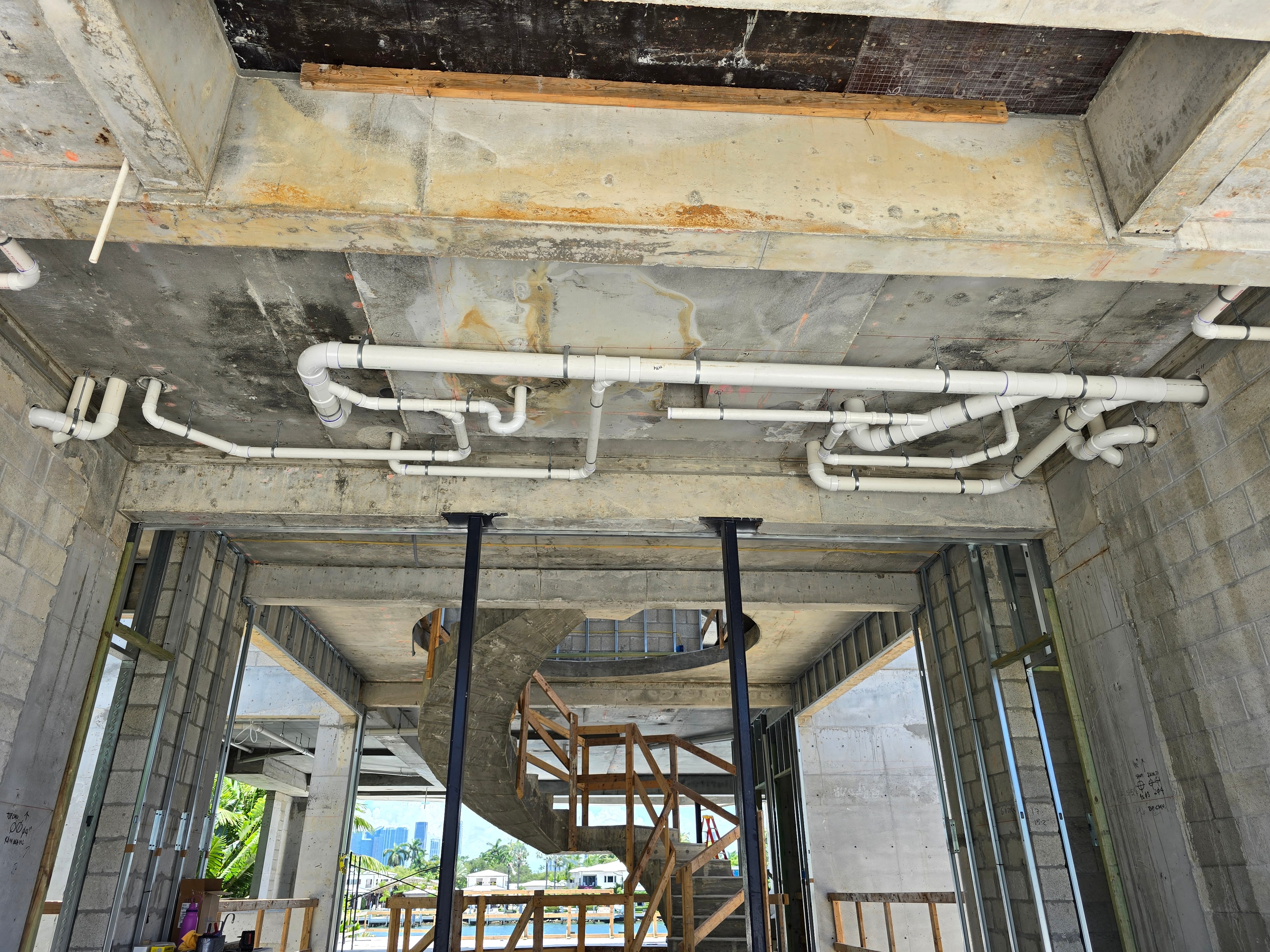 DILIDO construction plumbing progress